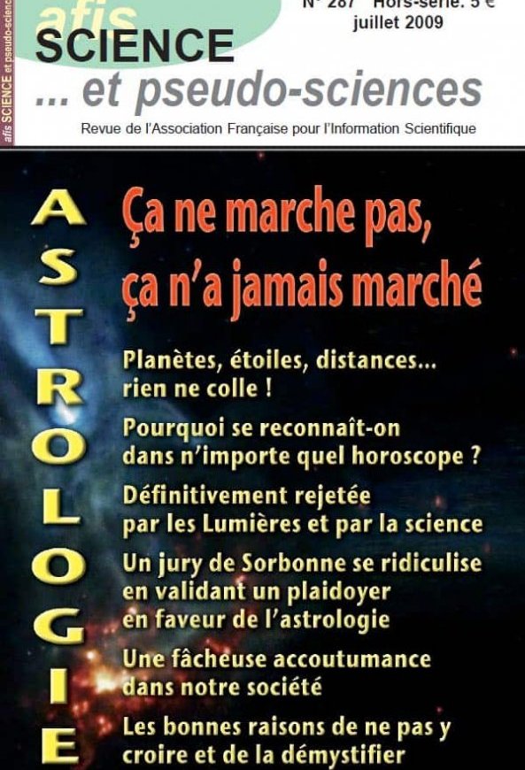 Einstein Et L Astrologie Une Citation Fausse Qui A La Vie Dure Afis Science Association Francaise Pour L Information Scientifique